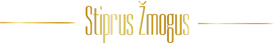 Stiprus žmogus logo